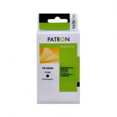 Картридж Patron HP 655 (CZ109AE) 620 арк, Black (PN-H655B)