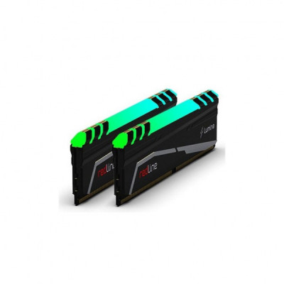 Модуль пам'яті для комп'ютера DDR4 16GB (2x8GB) 3200 MHz Redline Lumina RGB Mushkin (MLA4C320GJJM8GX2)