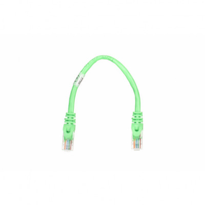 Патч-корд 2E 0.2м, Cat.5e UTP, RJ45, 26AWG ,7/0.16 Cu, PVC, Green (2E-PC5ECOP-020GRN)