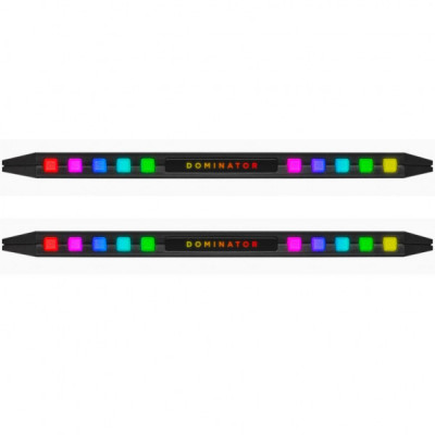 Модуль пам'яті для комп'ютера DDR4 16GB (2x8GB) 3200 MHz Dominator Platinum RGB Black Corsair (CMT16GX4M2Z3200C16)