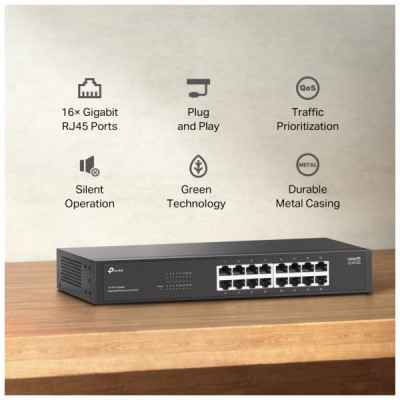 Комутатор мережевий TP-Link LS1016G Комутатор мережевий TP-Link LS1016G