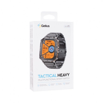 Смарт-годинник Gelius Tactical Heavy (GP-SW016) Black Chrome (2099901019097) Смарт-годинник Gelius Tactical Heavy (GP-SW016) Black Chrome (2099901019097)