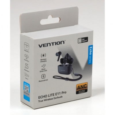 Навушники Vention Echo Lite E11 Pro Black (NBVB0-Pro)