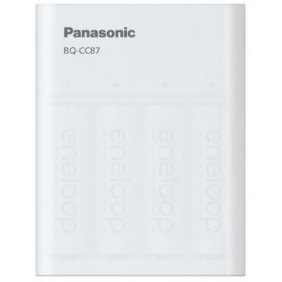 Зарядний пристрій для акумуляторів Panasonic USB in/out з функцією Power Bank (BQ-CC87USB)