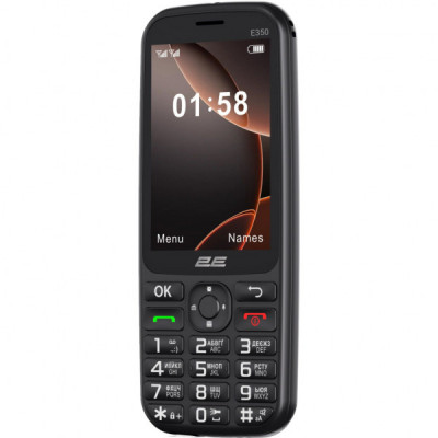 Мобільний телефон 2E E350 Black (694743656879)