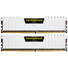 Модуль пам'яті для комп'ютера DDR4 16GB (2x8GB) 3200 MHz Vengeance LPX White Corsair (CMK16GX4M2E3200C16W)