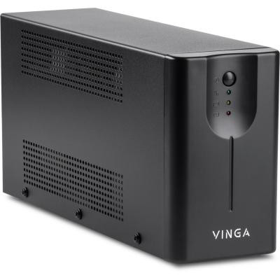 Пристрій безперебійного живлення Vinga LED 800VA metal case (VPE-800M)