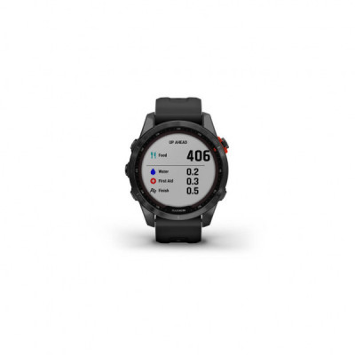 Смарт-годинник Garmin fenix 7S Solar,Slate Gray w/ Black Band, GPS (010-02539-13)