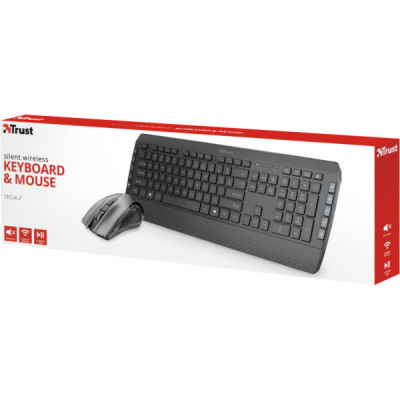 Комплект Trust Tecla-2 Wireless Black (23239)