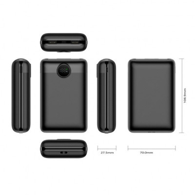 Батарея універсальна VEGER 20000mAh S20 22.5W PD/3/0 QC/3.0 black (6970453554198)