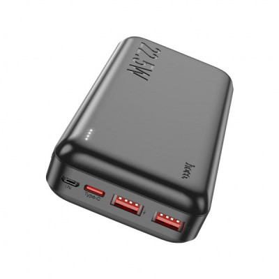 Батарея універсальна HOCO 20000mAh, 22.5W, Black (J101A / 45365)