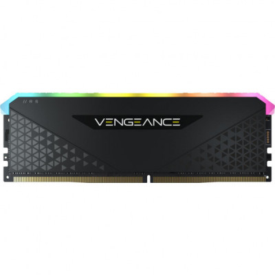 Модуль пам'яті для комп'ютера DDR4 16GB 3600 MHz Vengeance RGB RS Black Corsair (CMG16GX4M1D3600C18)