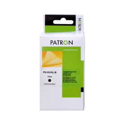 Картридж Patron HP 950XL (CN045AE/CN049AE) 2300c, Black (PN-950XL-B)