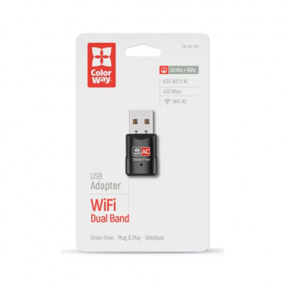 Мережева карта Wi-Fi ColorWay CW-AD-W2