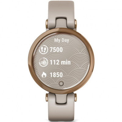 Смарт-годинник Garmin Lily, RoseGold, LightSand, Silicone (010-02384-11)