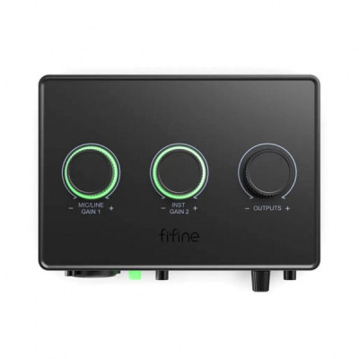 Мікшерний пульт Fifine Sound Card SC1 Black (SC1)