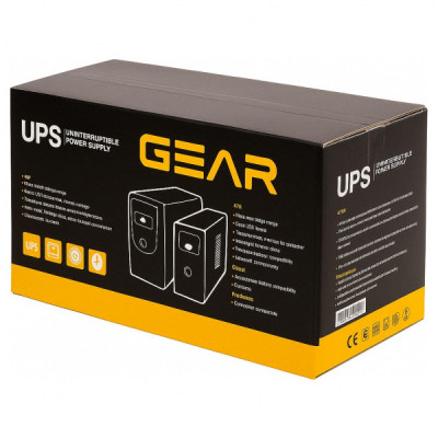 Пристрій безперебійного живлення GEAR GU-1500MLCD