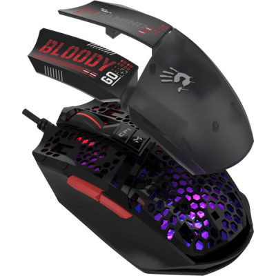 Мишка A4Tech Bloody W60 Max Mini RGB Activated USB Honeycomb (Bloody W60 Max Mini Honeycomb)