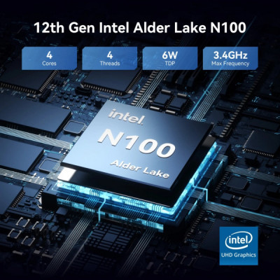 Комп'ютер GEEKOM Mini Air12 / N150, 16, 512, WIN11Pro (GMAir12N150-16512-EU)
