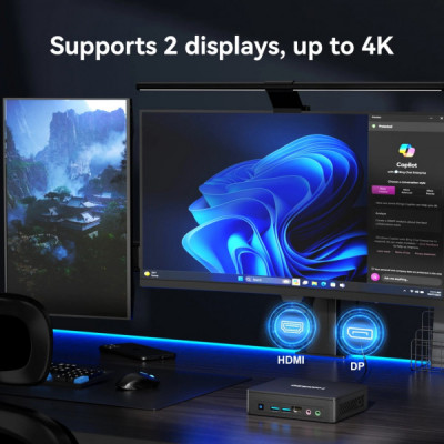 Комп'ютер GEEKOM Mini Air12 / N150, 16, 512, WIN11Pro (GMAir12N150-16512-EU)