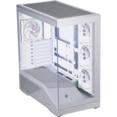 Корпус для ПК 1stPlayer GM7-SV-3FN7R-W-1FN7-W Silver (GM7-SV-3FN7R-W-1FN7-W)