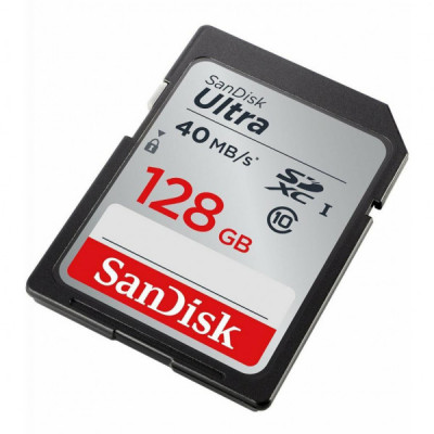 Карта пам'яті SanDisk 128GB SDXC class 10 UHS-I Ultra (SDSDUN4-128G-GN6IN)