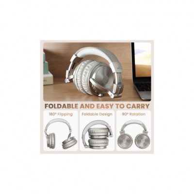 Навушники OneOdio Studio Pro C Bluetooth+3,5мм Silver (Pro C Silver) Навушники OneOdio Studio Pro C Bluetooth+3,5мм Silver (Pro C Silver)