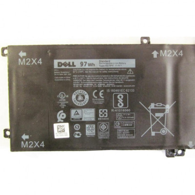 Акумулятор до ноутбука Dell XPS 15-9560 (long) 6GTPY, 97Wh (8083mAh), 6cell, 11.4V (A47391)