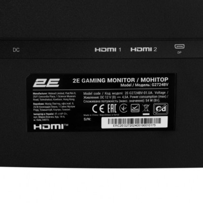 Монітор 2E G2724BV (2E-G2724BV-01.UA)