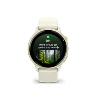 Смарт-годинник Garmin vivoactive 6, Bone/Lunar Gold, GPS смарт-годинник (010-02985-01)