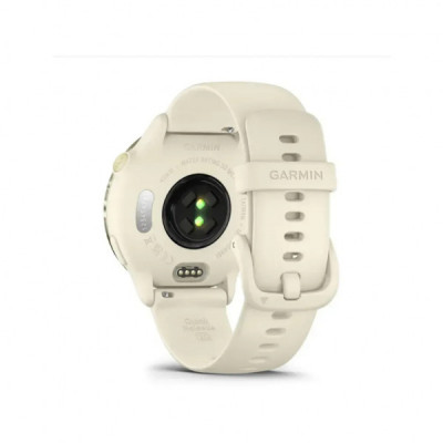 Смарт-годинник Garmin vivoactive 6, Bone/Lunar Gold, GPS смарт-годинник (010-02985-01)