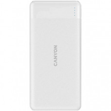 Батарея універсальна Canyon PB-109 10000 mAh PD/18W QC/3.0/20W White (CNE-CPB1009W)