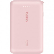 Батарея універсальна Belkin 10000mAh, 20W, USB-C, Pink (BPB021HQPK)