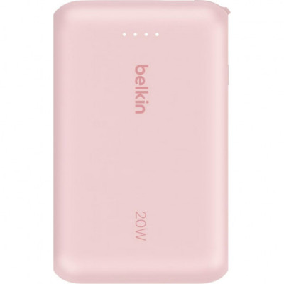 Батарея універсальна Belkin 10000mAh, 20W, USB-C, Pink (BPB021HQPK)