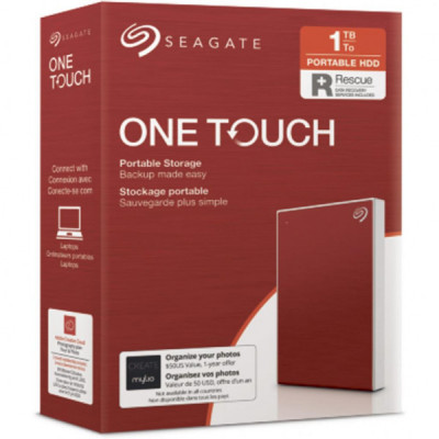 Зовнішній жорсткий диск 2.5" 1TB One Touch USB 3.2 Seagate (STKB1000403)