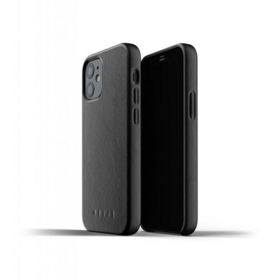 Чохол до мобільного телефона Mujjo iPhone 12 Mini Full Leather, Black (MUJJO-CL-013-BK)