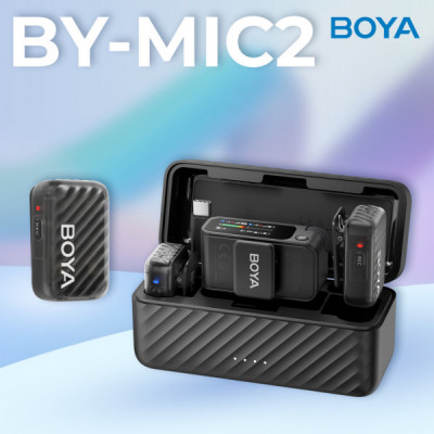 Мікрофон Boya MIC 2-02 Type-C/TRS Black (MIC 2-02) Мікрофон Boya MIC 2-02 Type-C/TRS Black (MIC 2-02)