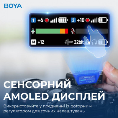 Мікрофон Boya MIC 2-02 Type-C/TRS Black (MIC 2-02) Мікрофон Boya MIC 2-02 Type-C/TRS Black (MIC 2-02)