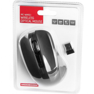 Мишка Modecom MC-M9.1 Wireless Black (M-MC-0WM9.1-100)