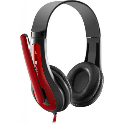 Навушники Canyon HSC-1 Black-Red (CNS-CHSC1BR)