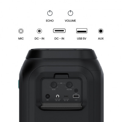 Акустична система Hisense Party Rocket 160 Black (20013565) Акустична система Hisense Party Rocket 160 Black (20013565)