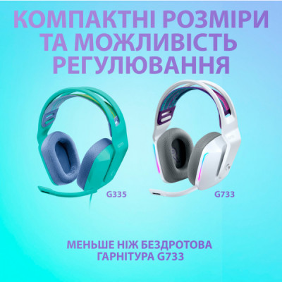 Навушники Logitech G335 Wired Gaming Mint (981-001024)