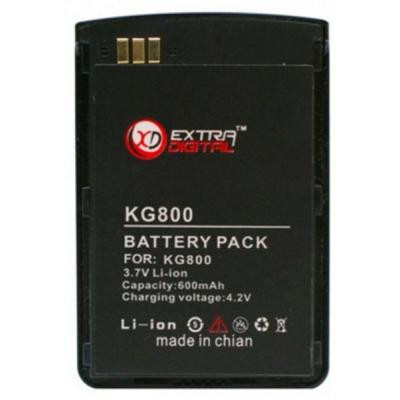 Акумуляторна батарея для телефону Extradigital LG KG800 (1050 mAh) (DV00DV6044)