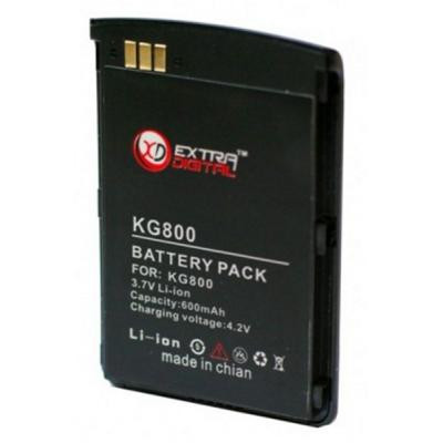 Акумуляторна батарея для телефону Extradigital LG KG800 (1050 mAh) (DV00DV6044)