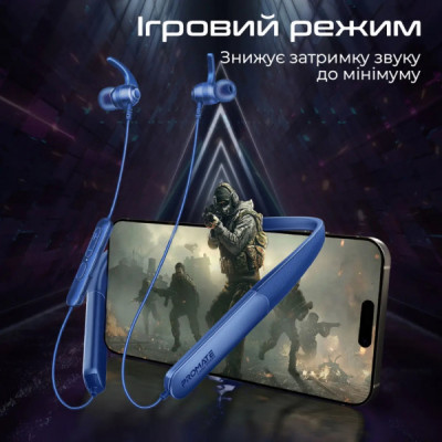 Навушники Promate Leap-200H Blue (leap-200h.blue) Навушники Promate Leap-200H Blue (leap-200h.blue)