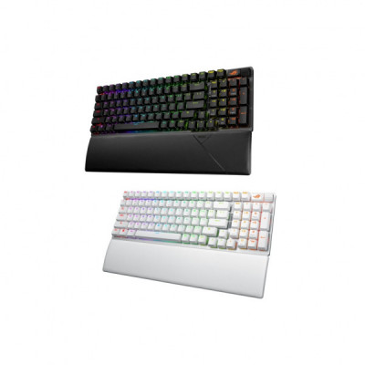 Клавіатура ASUS ROG Strix Scope II X NX Snow V2 ABS USB UA Black (90MP037A-BKMA00)