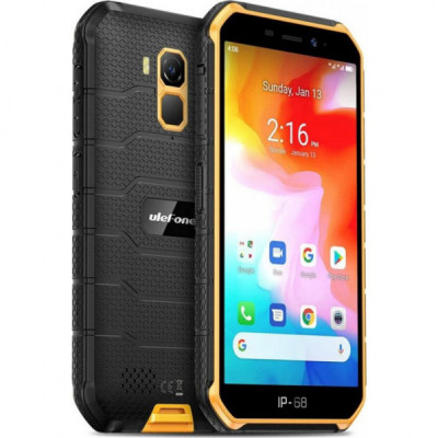 Мобільний телефон Ulefone Armor X7 2/16GB Black Orange (6937748733454)