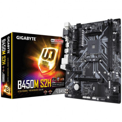 Материнська плата GIGABYTE B450M S2H