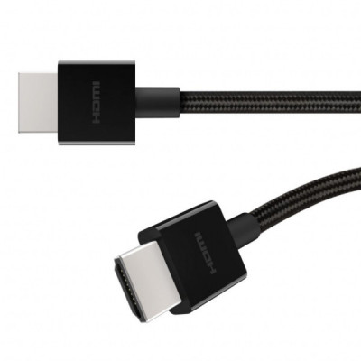 Кабель мультимедійний HDMI to HDMI 1.0m V2.1 Belkin (AV10176BT1M-BLK)