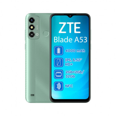 Мобільний телефон ZTE Blade A53 2/32GB Green